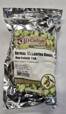 Imported Hop Pellets 1 LB - For Beer Making - German Mandarina Bavaria Old Stock