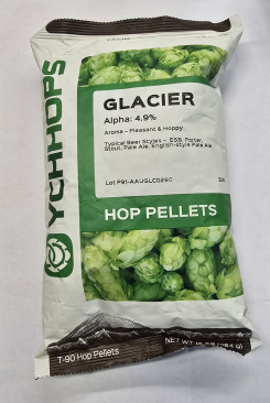 Hopunion US Hop Pellets 1 LB - For Beer Making - Glacier Old Stock