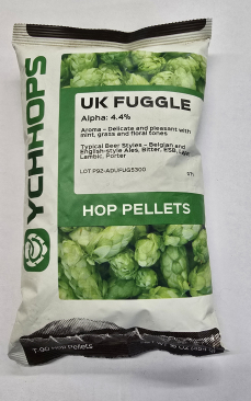 Hopunion Imported Hop Pellets 1 LB - For Beer Making - English Fuggle Old Stock