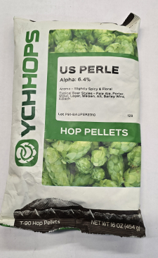 Hopunion US Hop Pellets 1 LB - For Beer Making - Perle Old Stock