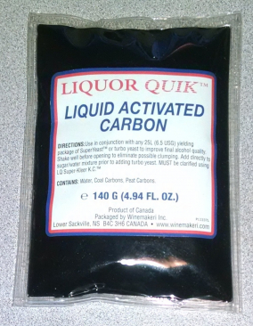Liquor Quik Liquid Activated Carbon/Charcoal - 140 grams