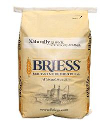 Briess Unmalted Raw White Wheat - 50 LB Bag of Grain