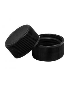 18mm CT Plastic Black Lid replacement lids for 1.7oz syrup bottles