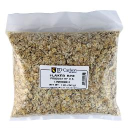 Flaked White Wheat - 1 LB bag of grain