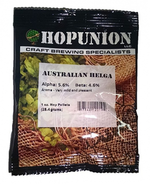 Hopunion Imported Hop Pellets 1 oz - For Beer Making - Australian Helga