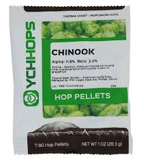 Hopunion US Hop Pellets 1 oz - For Beer Making - Chinook