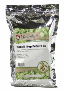 Hopunion US Hop Pellets 1 LB - For Beer Making - Denali