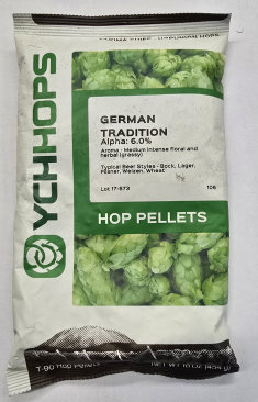 Hopunion Imported Hop Pellets 1 LB - For Beer Making - German Tradition Old Stock