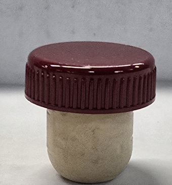 North Mountain Supply Bar Top Tasting Corks - Synthetic Cork with Red Plastic Tops - Bag of 12