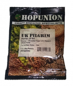 Hopunion Imported Hop Pellets for Home Brew Beer Making (English - Pilgrim)