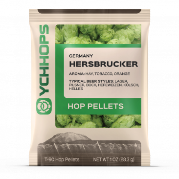 Hopunion Imported Hop Pellets 1 oz - For Beer Making - German Hersbrucker