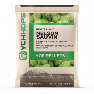 Hopunion Imported Hop Pellets 1 oz - For Beer Making - New Zealand Nelson Sauvin