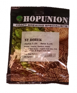Hopunion Imported Hop Pellets 1 oz - For Beer Making - Slovenian Bobek