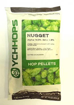 Hopunion US Hop Pellets 1 LB - For Beer Making - Nugget