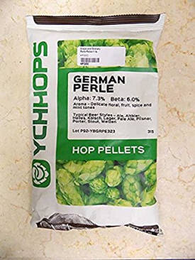 Hopunion Imported Hop Pellets 1 LB - For Beer Making - German Perle