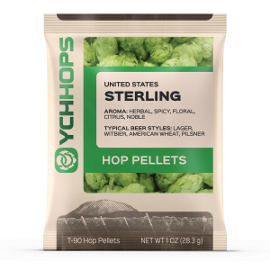 Hopunion US Hop Pellets 1 oz - For Beer Making - Sterling