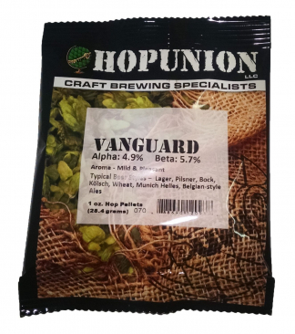 Hopunion US Hop Pellets 1 oz - For Beer Making - Vanguard