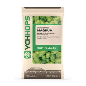 Hopunion US Hop Pellets 1 LB - For Beer Making - Magnum