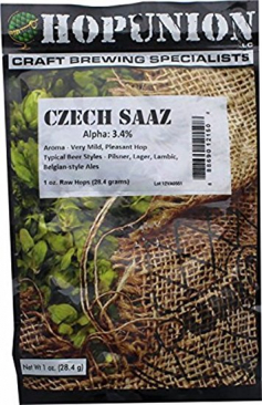 Hopunion Imported Leaf Hops 1 oz - For Beer Making - Czech Saaz