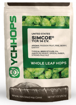 Hopunion US Leaf Hops 1 oz - For Beer Making - Simcoe