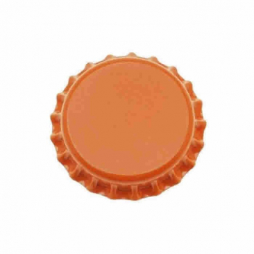 Beer Bottle Crown Caps - Oxygen Absorbing - 500 Pack -Orange