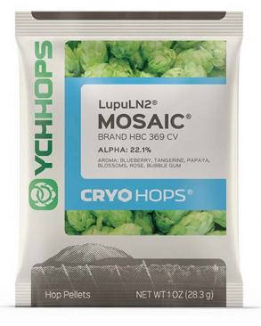 Hopunion Cryo Hops® LupuLN2®  Pellets 1 oz - Mosaic