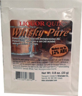 Liquor Quik Whisky Pure Professional Whisky Yeast - 23 grams