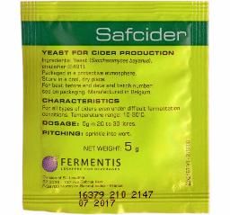 Safcider Dry Cider Yeast - 5 grams