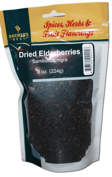 Brewer's Best Brewing Herbs and Spices - 8 oz - Dried Elderberries