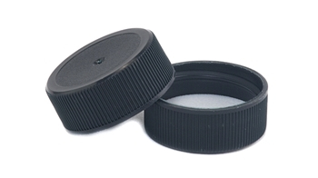 28mm CT Plastic Black Lid 28/400