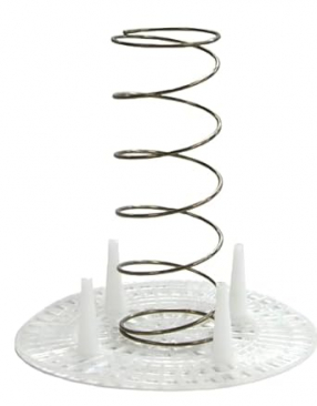 North Mountain Supply Fermentation Spring and Plastic Press (6.5" Diameter) - Keeps Food Submerged in The Brine
