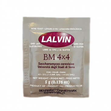 Lalvin BM 4x4 Active Freeze Dried Wine Yeast