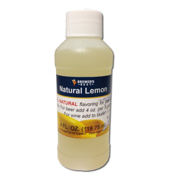 Brewer's Best Natural Beer & Wine Fruit Flavoring/Extract - Lemon - 4 oz