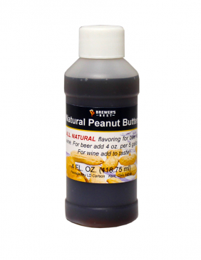 Brewer's Best Natural Beer & Wine Fruit Flavoring/Extract - Peanut Butter - 4 oz