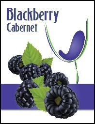 Fruit Wine Labels 30 Pack - Blackberry Cabernet