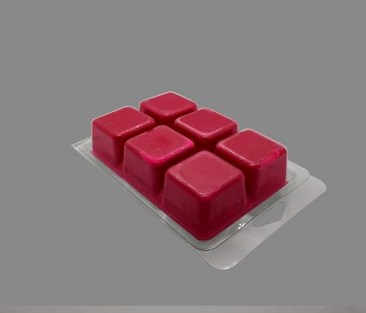 North Mountain Supply Wax Melt Large 5 Ounce 6-Cavity Clamshells - Case of 500 pcs