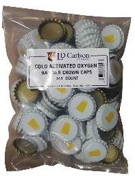 Beer Bottle Crown Caps - Oxygen Absorbing - 144 Pack - Cold Activated