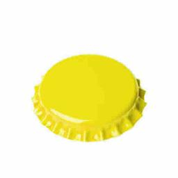 Beer Bottle Crown Caps - Oxygen Absorbing - 144 Pack - Yellow