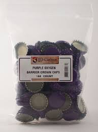 Beer Bottle Crown Caps - Oxygen Absorbing - 144 Pack - Purple