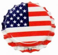 Beer Bottle Crown Caps - Oxygen Absorbing - 10,000 Pack - American Flag