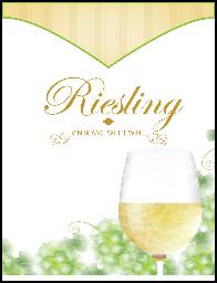 Wine Labels 30 Pack - Riesling