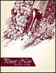 Wine Labels 30 Pack - Pinot Noir