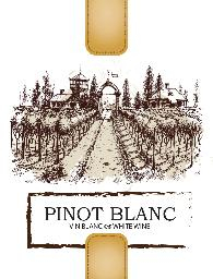 Wine Labels 30 Pack - Pinot Blanc