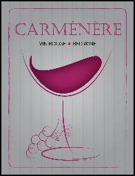 Wine Labels 30 Pack - Carmenere