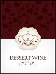 Wine Labels 30 Pack - Dessert