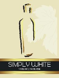 Wine Labels 30 Pack - Simply White