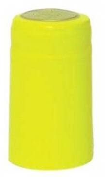Gloss Yellow PVC Heat Shrink Capsules - 500 pack