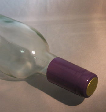 Purple PVC Heat Shrink Capsules - Case of 8000