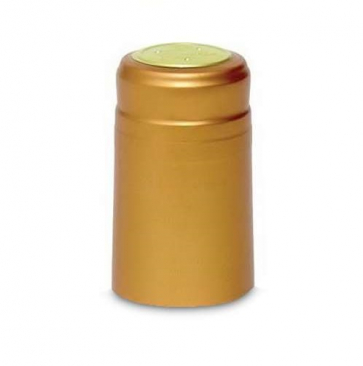 Solid Bronze PVC Heat Shrink Capsules - 30 pack