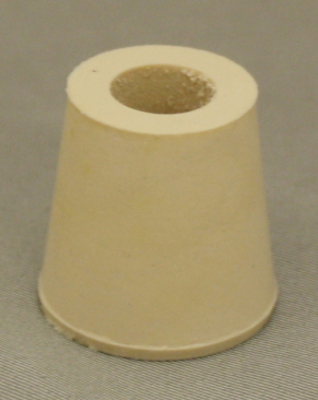 #3 Drilled Rubber Stopper - With Airlock Hole